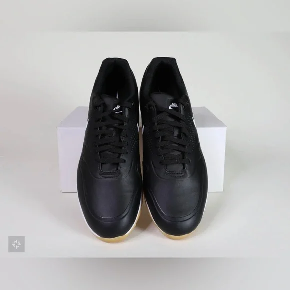 NEW Nike Air Max 1 G Black/Black Gum Golf Shoes Men's Size 8